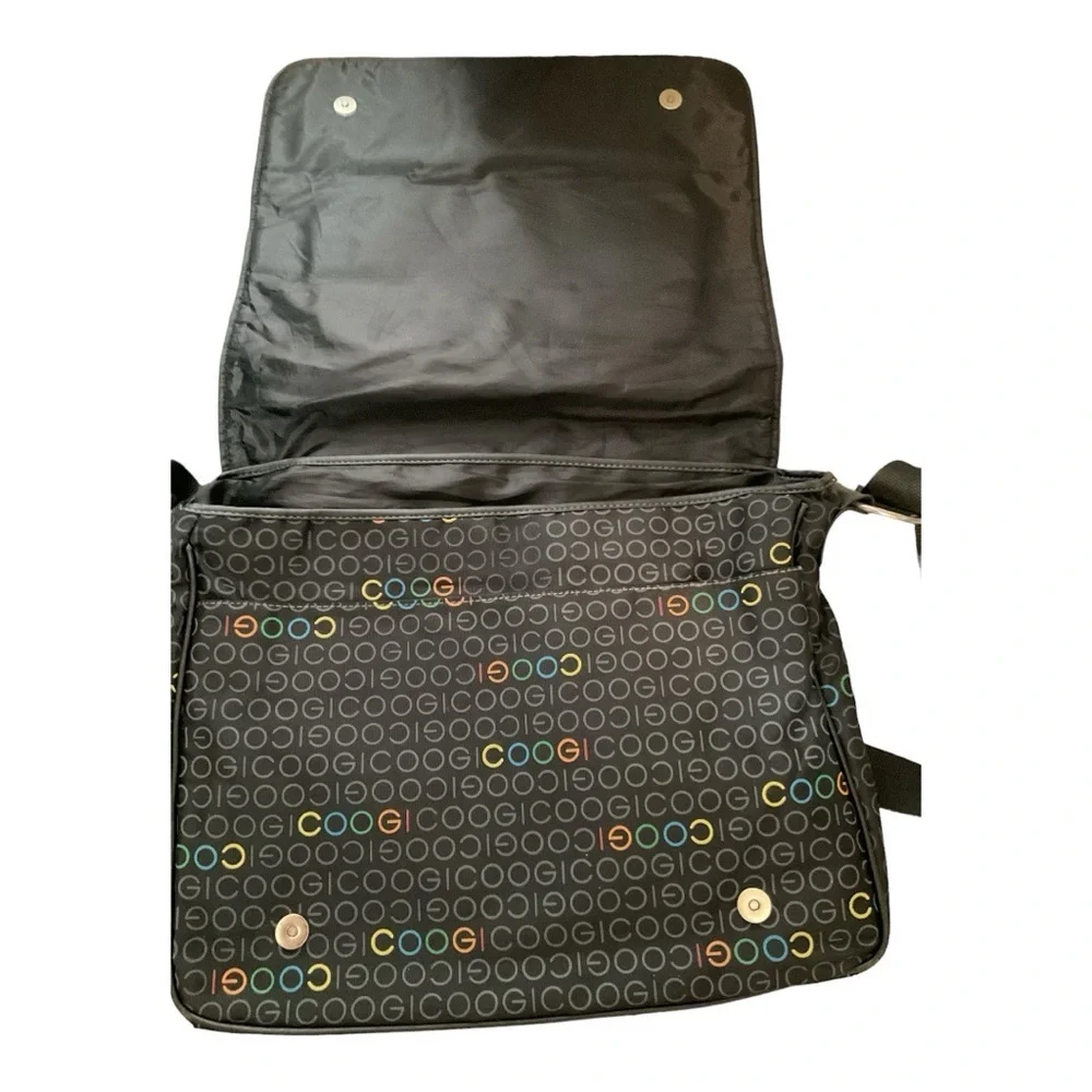Coogi Allover Signature Print Laptop Bag
